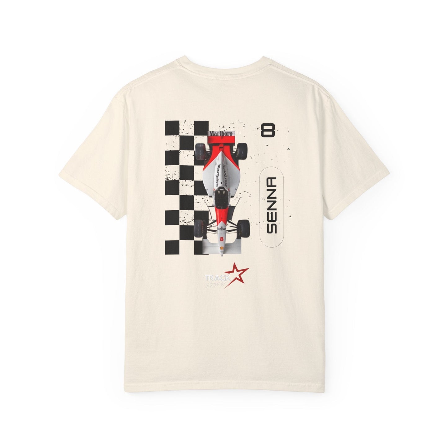 Ayrton Senna Comfort Color T-shirt - Track Star