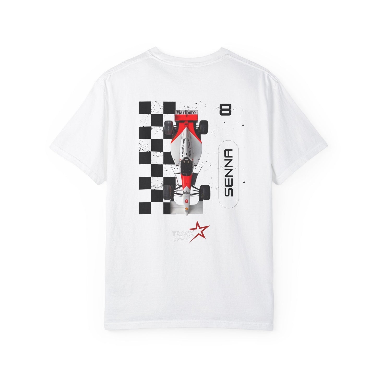 Ayrton Senna Comfort Color T-shirt - Track Star