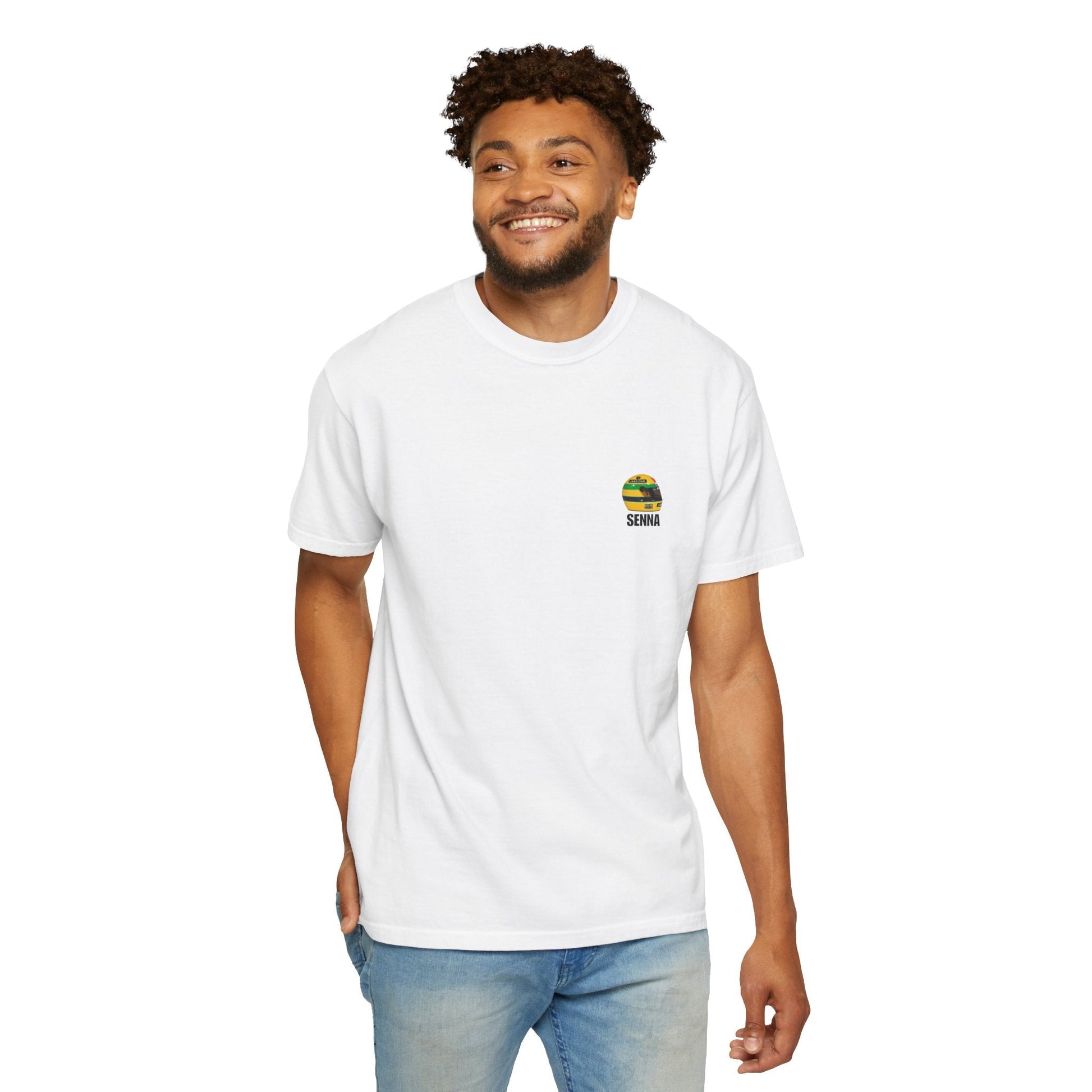 Ayrton Senna Comfort Color T-shirt - Track Star