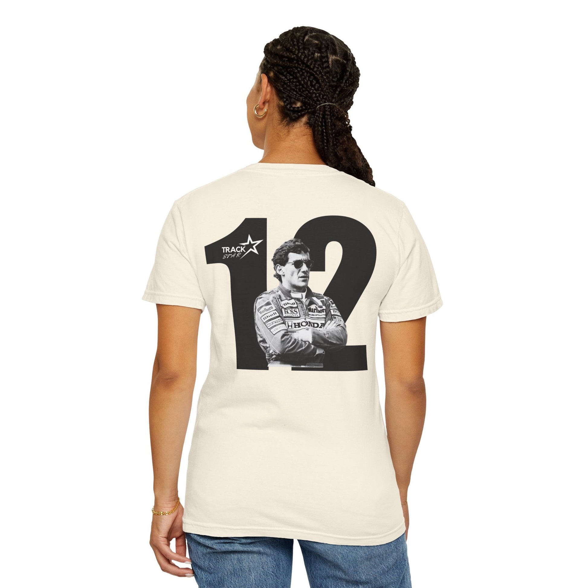 Ayrton Senna Comfort Color T-shirt - Track Star