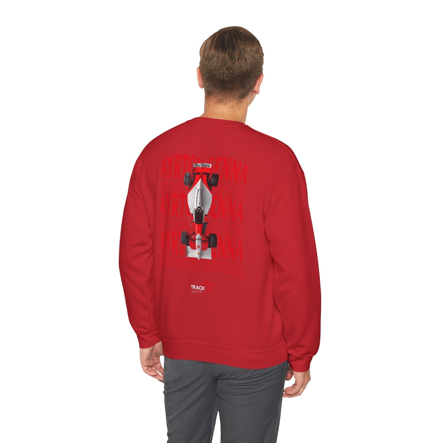 Ayrton Senna Crewneck Sweatshirt - Track Star