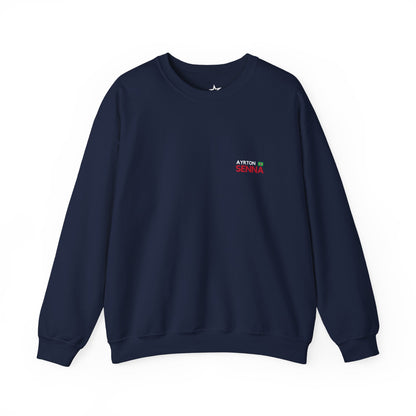 Ayrton Senna Crewneck Sweatshirt - Track Star