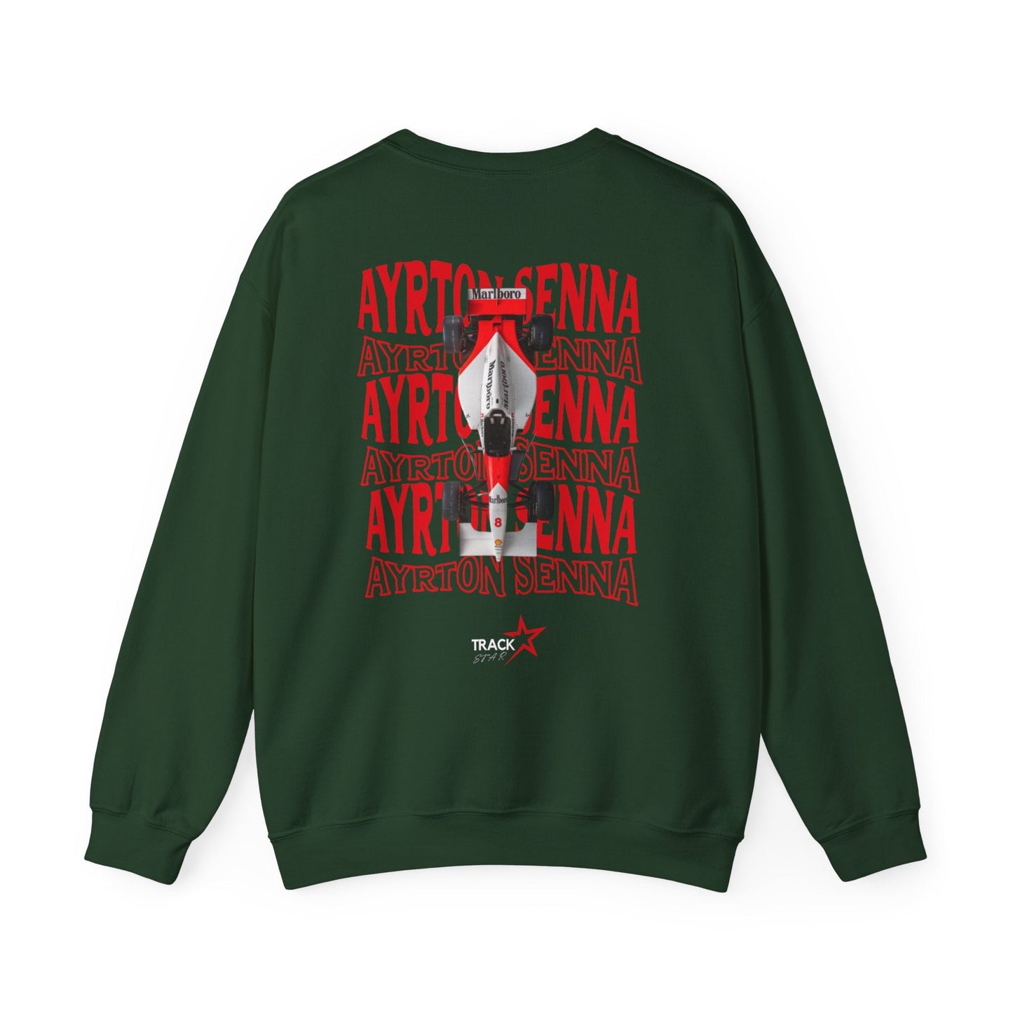 Ayrton Senna Crewneck Sweatshirt - Track Star