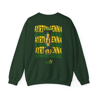 Ayrton Senna Crewneck Sweatshirt - Track Star