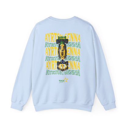 Ayrton Senna Crewneck Sweatshirt - Track Star