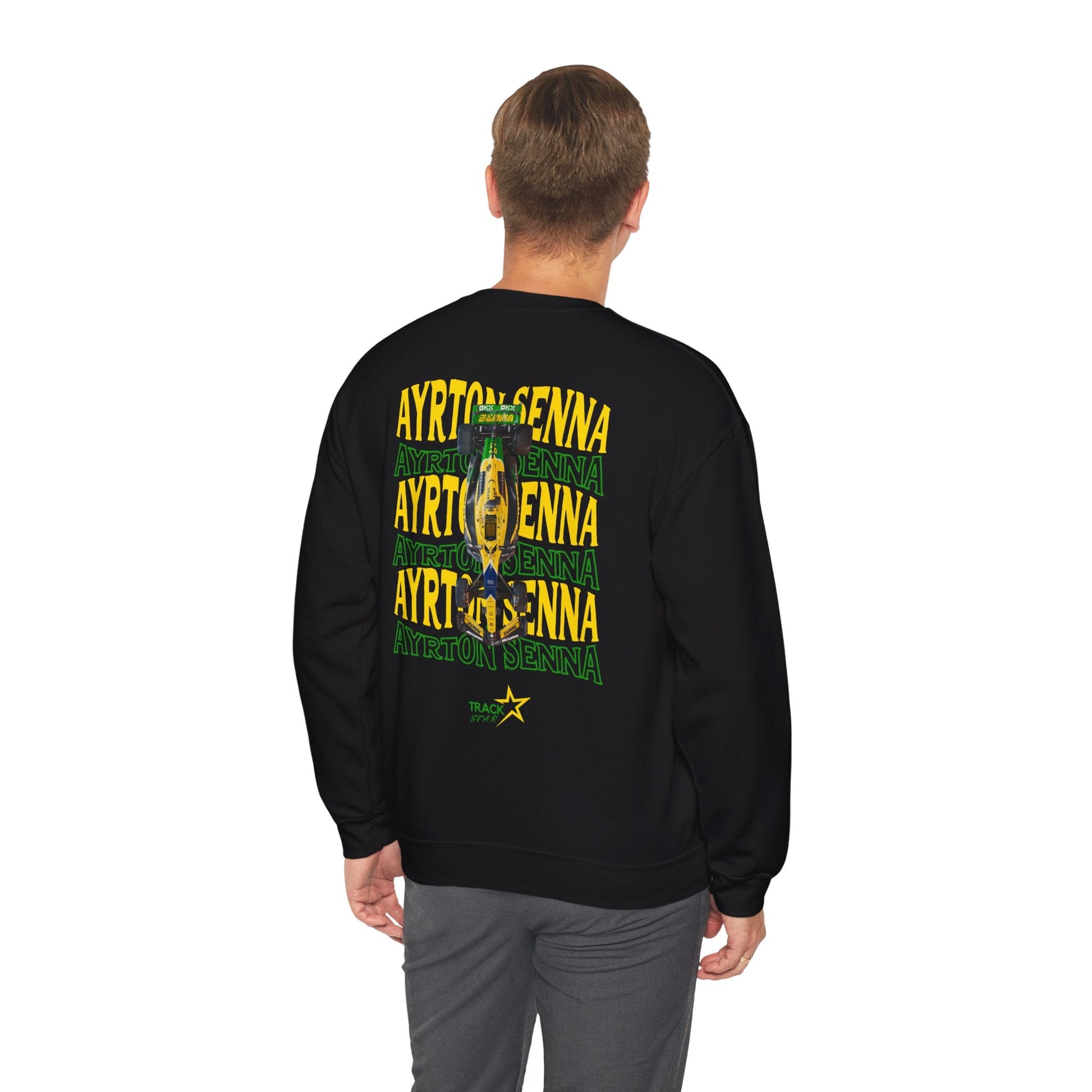 Ayrton Senna Crewneck Sweatshirt - Track Star