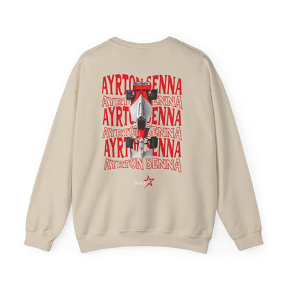 Ayrton Senna Crewneck Sweatshirt - Track Star