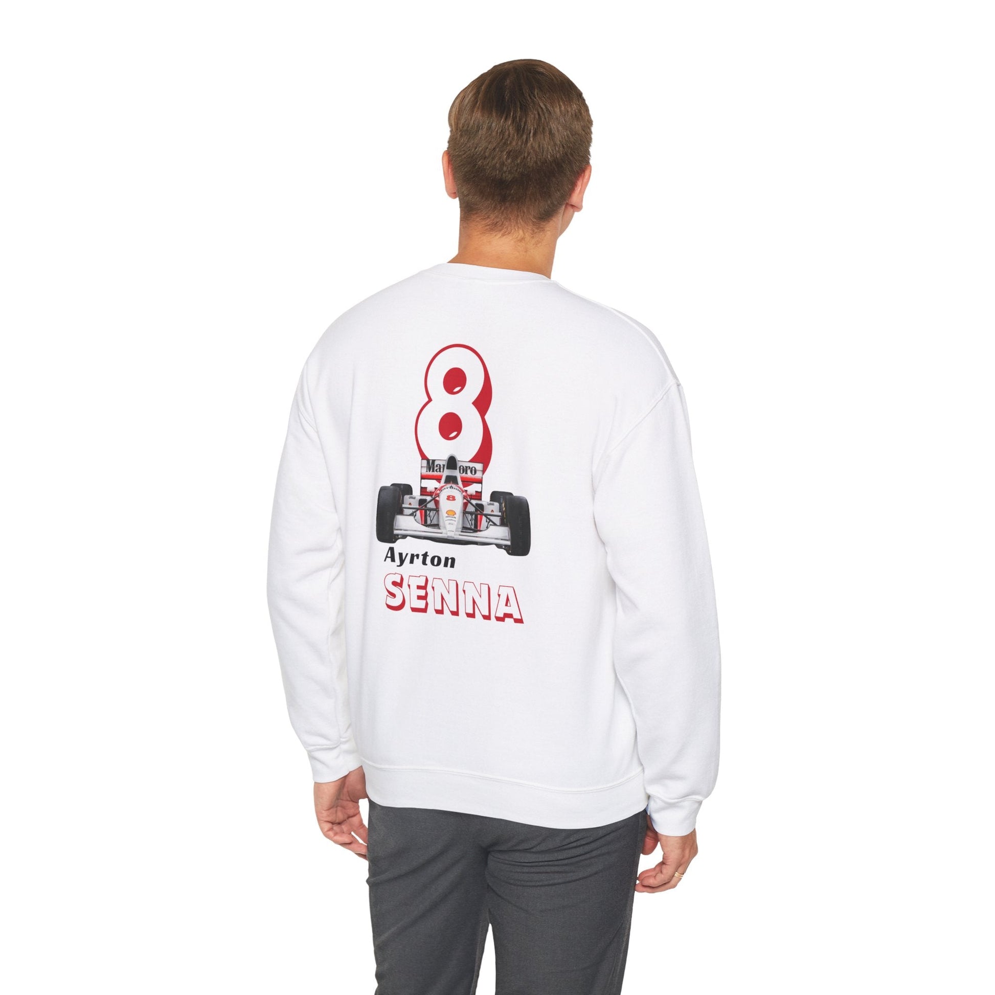 Ayrton Senna Crewneck Sweatshirt - Track Star