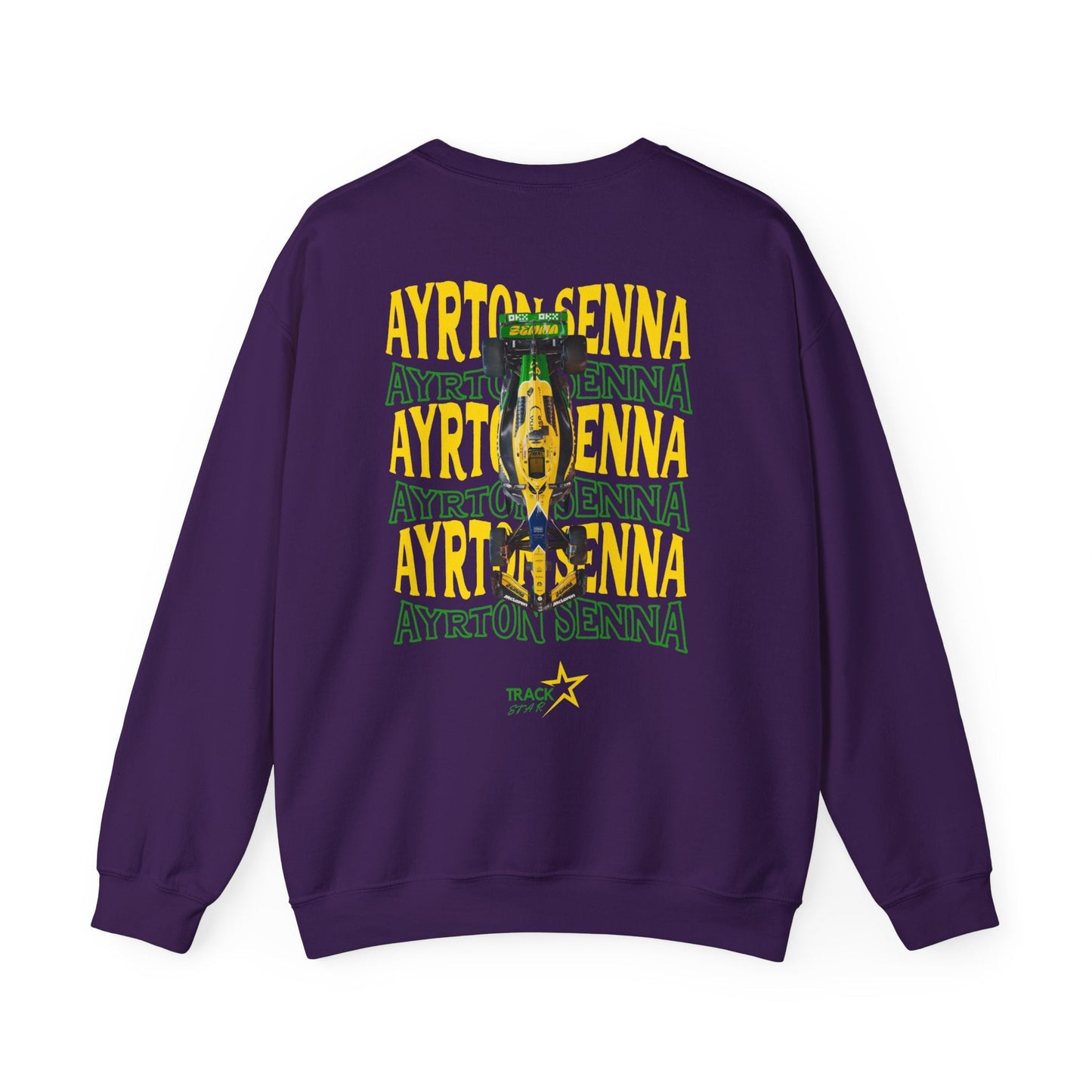 Ayrton Senna Crewneck Sweatshirt - Track Star