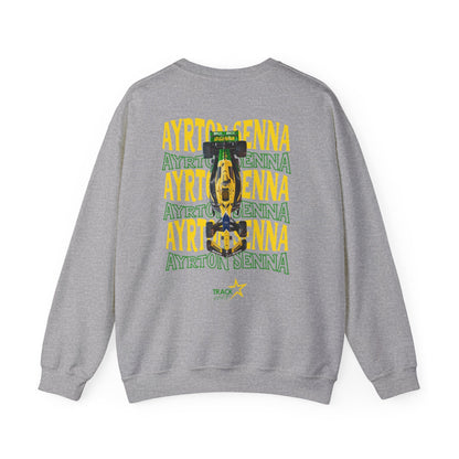 Ayrton Senna Crewneck Sweatshirt - Track Star