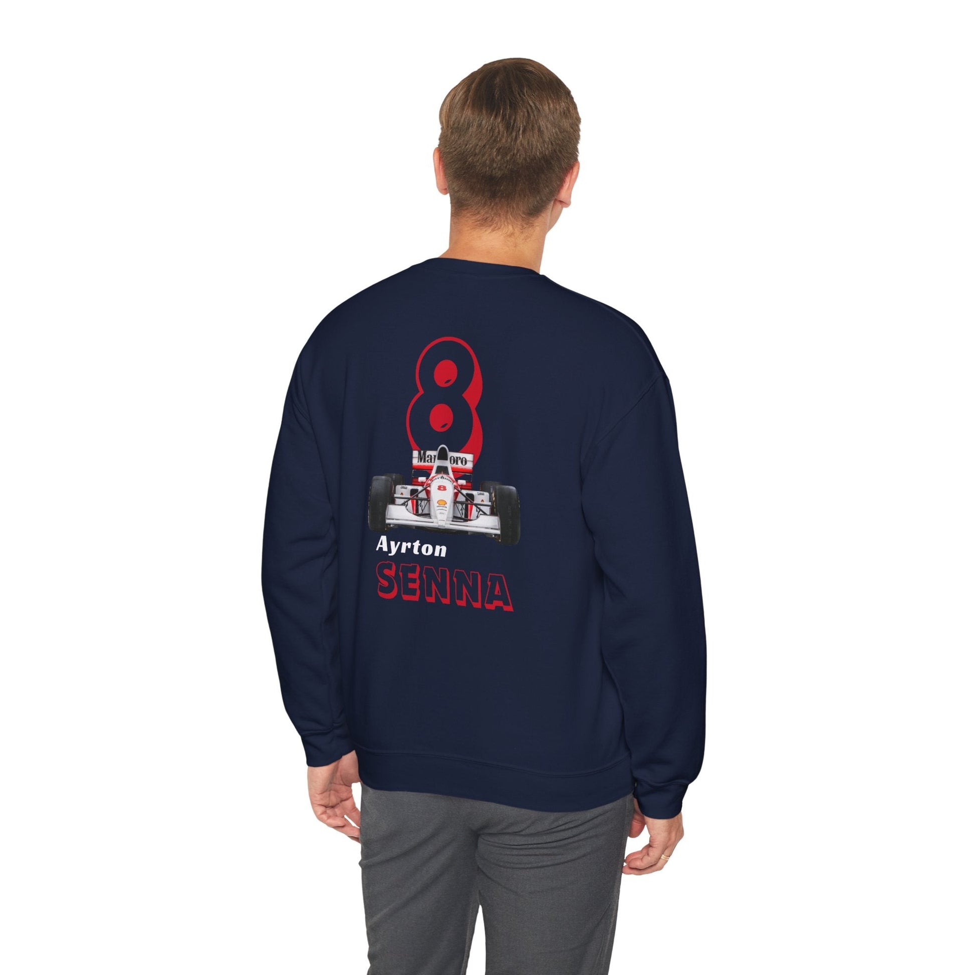 Ayrton Senna Crewneck Sweatshirt - Track Star