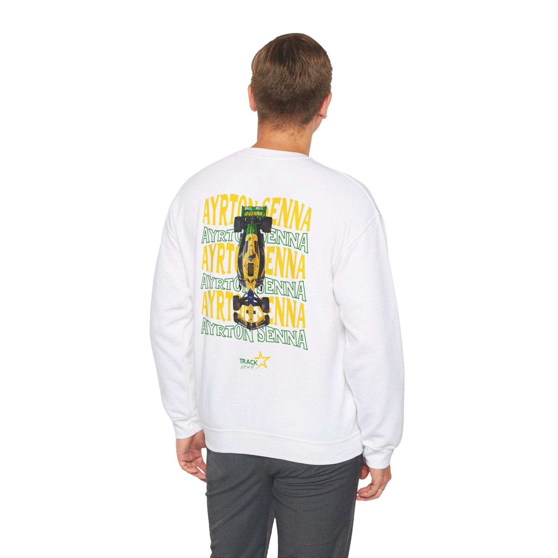 Ayrton Senna Crewneck Sweatshirt - Track Star