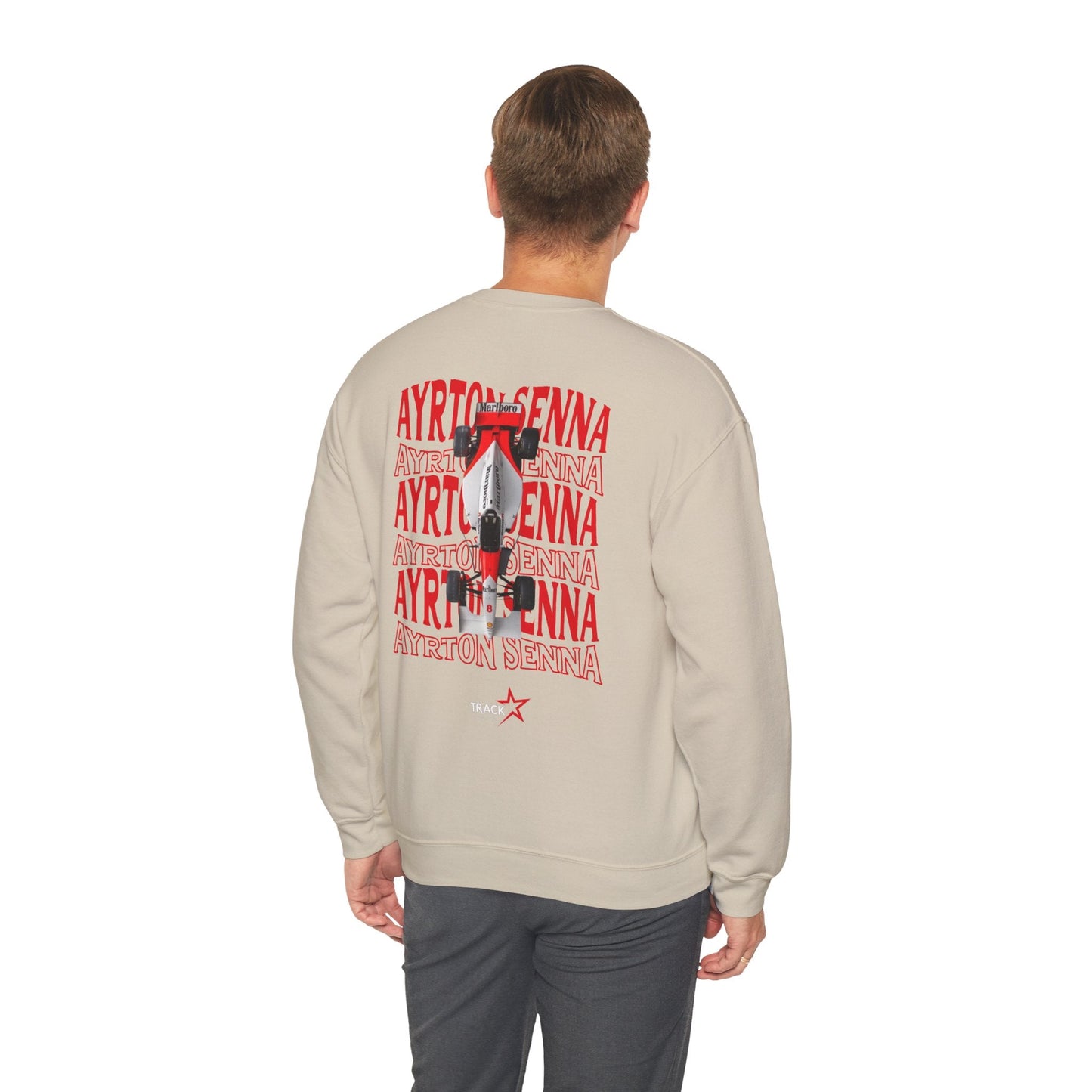 Ayrton Senna Crewneck Sweatshirt - Track Star