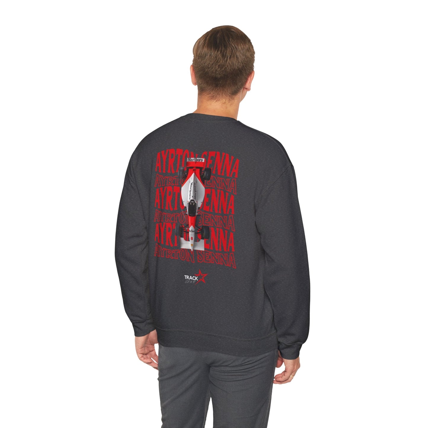 Ayrton Senna Crewneck Sweatshirt - Track Star