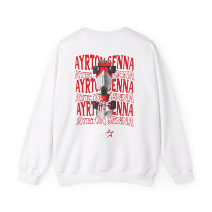 Ayrton Senna Crewneck Sweatshirt - Track Star