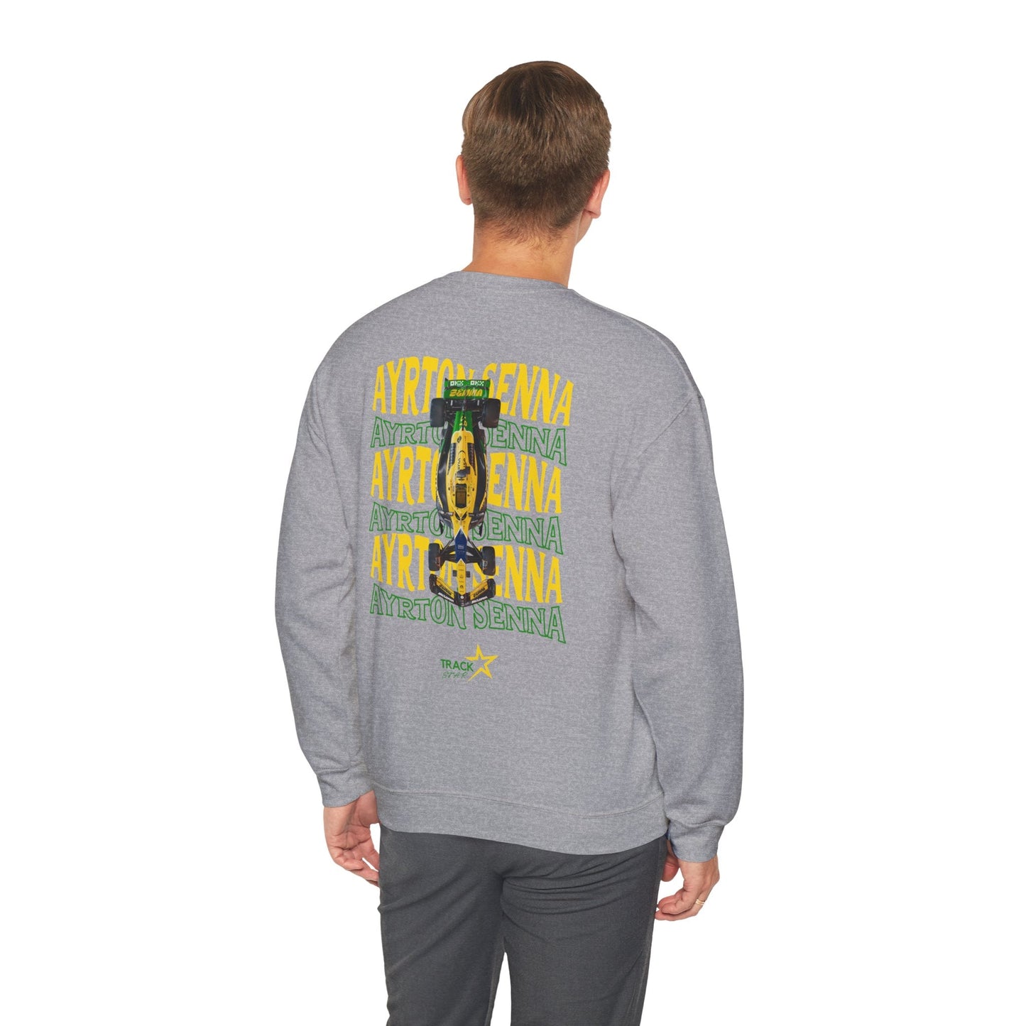 Ayrton Senna Crewneck Sweatshirt - Track Star