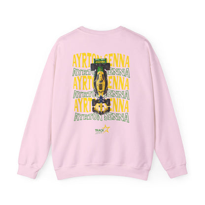 Ayrton Senna Crewneck Sweatshirt - Track Star