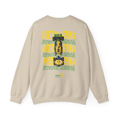 Ayrton Senna Crewneck Sweatshirt - Track Star