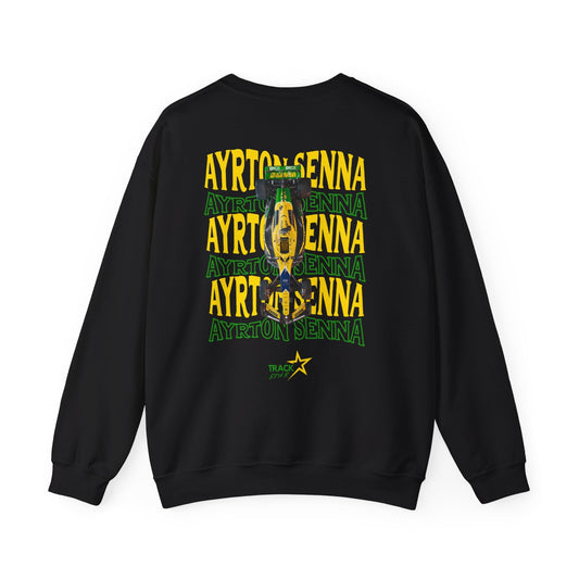 Ayrton Senna Crewneck Sweatshirt - Track Star