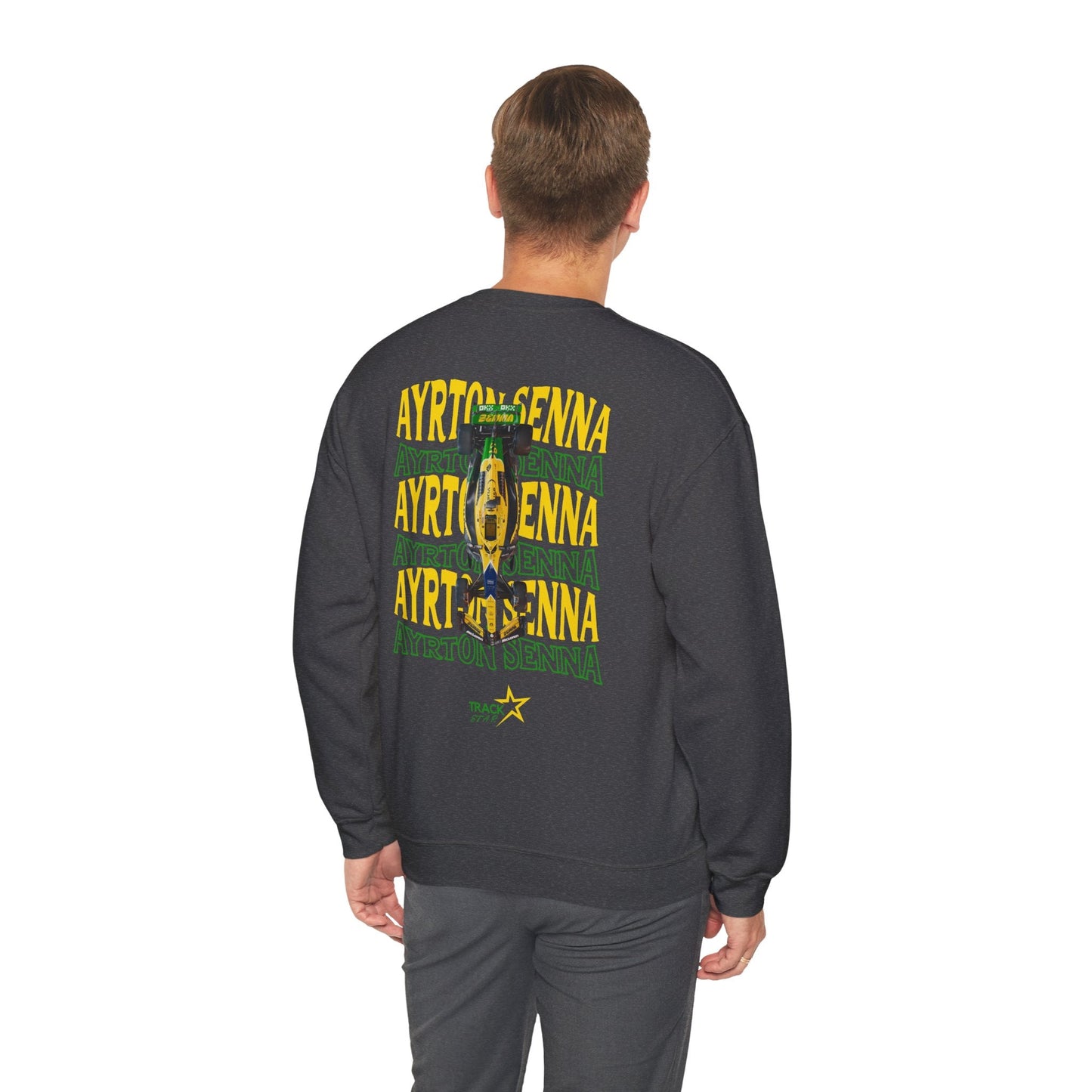 Ayrton Senna Crewneck Sweatshirt - Track Star