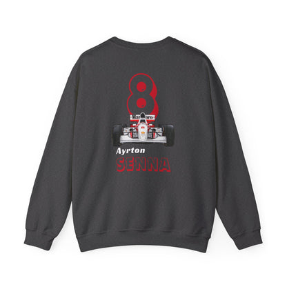 Ayrton Senna Crewneck Sweatshirt - Track Star