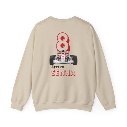 Ayrton Senna Crewneck Sweatshirt - Track Star