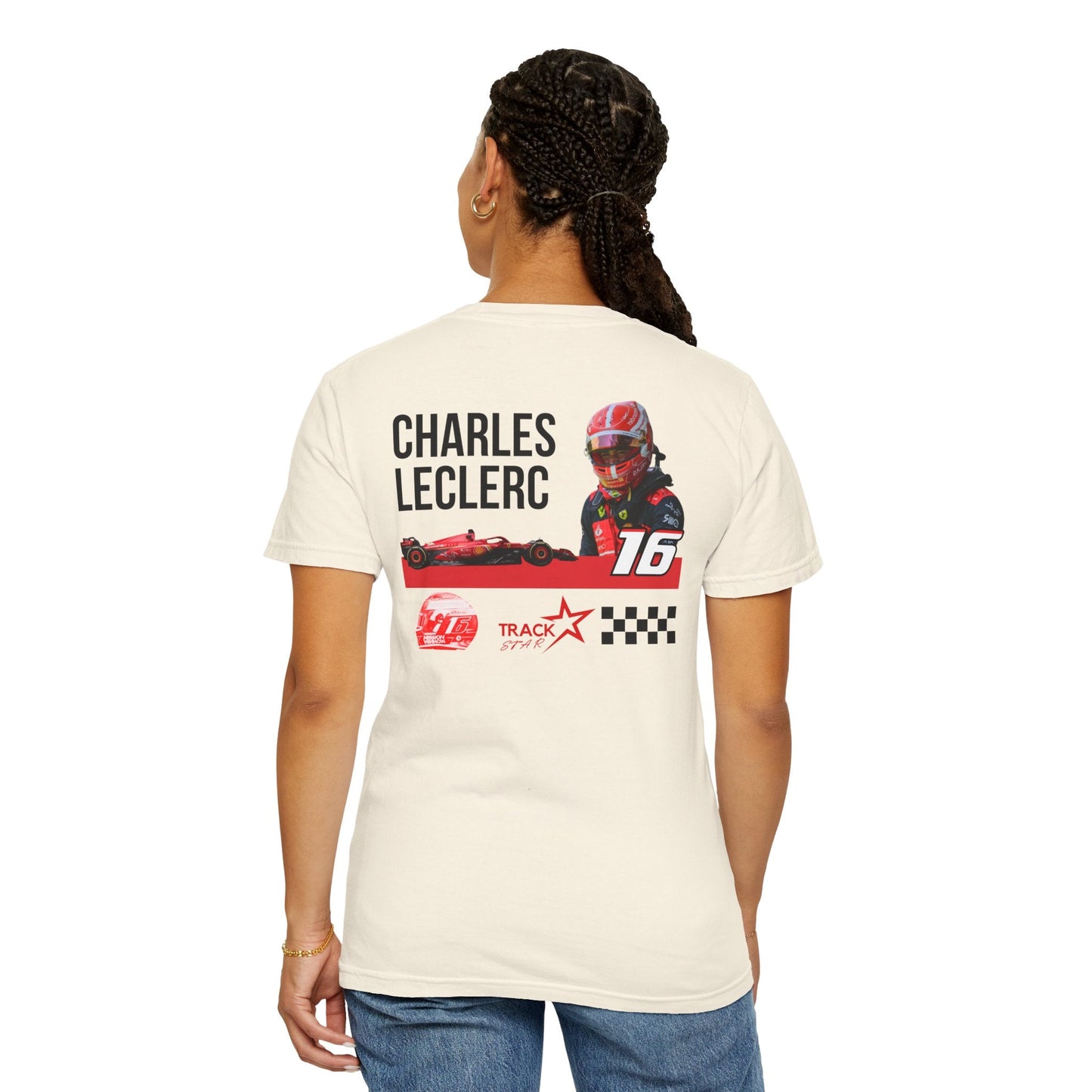 Charles Leclerc Comfort Color T-shirt - Track Star