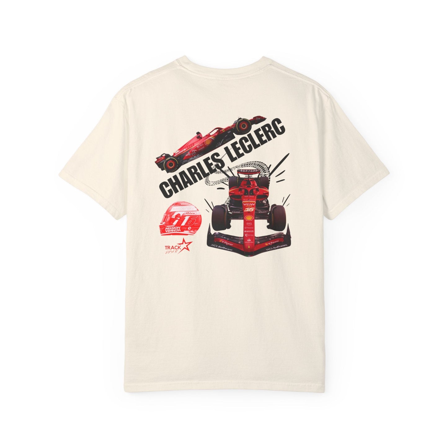 Charles Leclerc Comfort Color T-shirt - Track Star