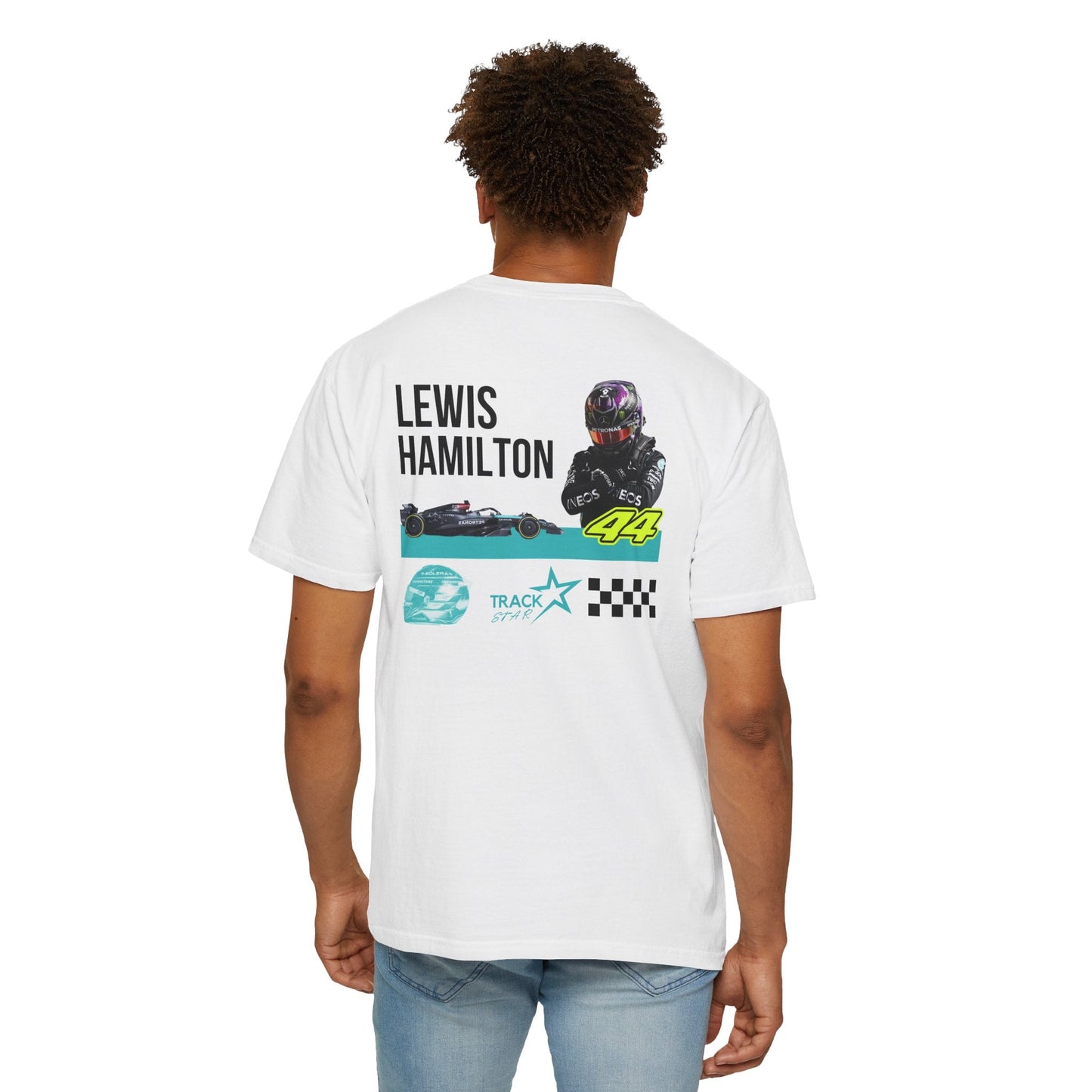 Lewis Hamilton Comfort Color T-shirt - Track Star