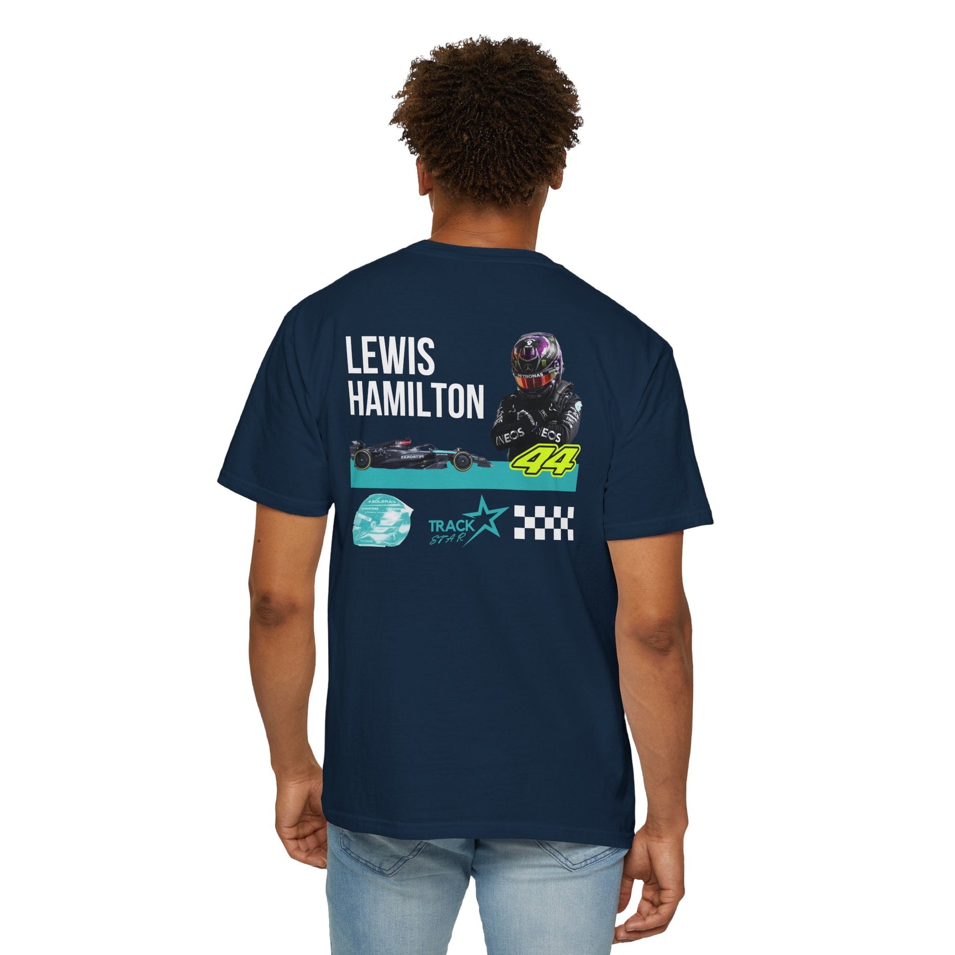 Lewis Hamilton Comfort Color T-shirt - Track Star