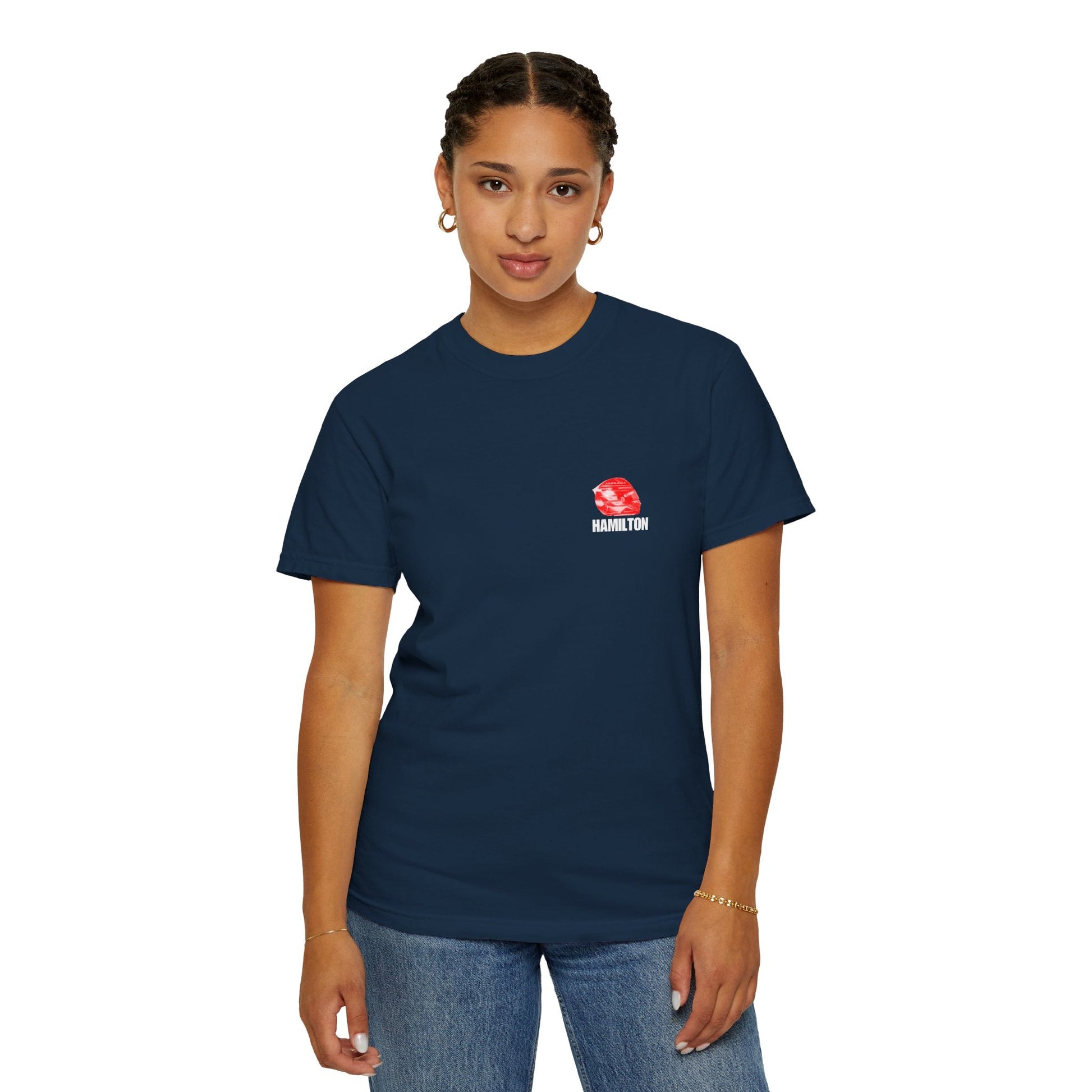 Lewis Hamilton Comfort Color T-shirt - Track Star