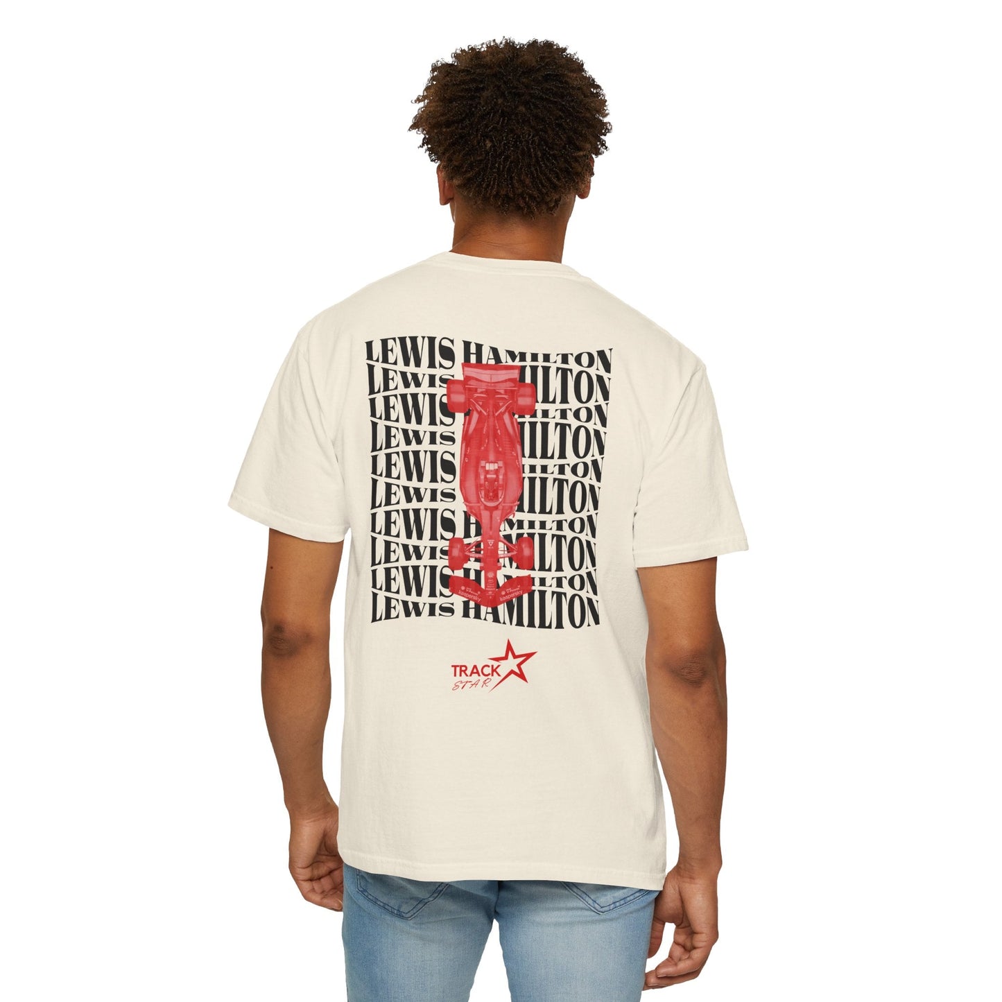 Lewis Hamilton Comfort Color T-shirt - Track Star